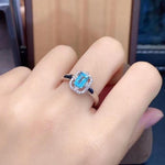 Apatite Silver Ring