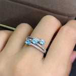 Apatite Ring (Silver)