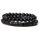 Bracelet Obsidienne pour homme