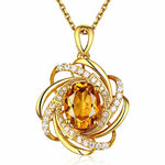 Women's Citrine Necklace