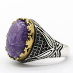 Amethyst Ring for Men