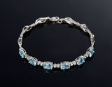 Women's Aquamarine Bracelet