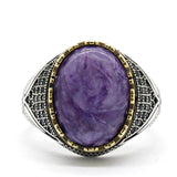 Amethyst Ring for Men