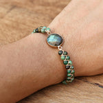 Braided Labradorite Bracelet