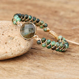 Braided Labradorite Bracelet