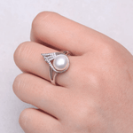 Women's Rose Quartz Ring