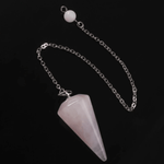 Rose Quartz "Heart Purification" Pendulum