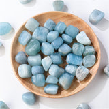 Tumbled Aquamarine Stones