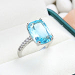 Women's Aquamarine Ring