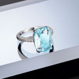 Women's Aquamarine Ring