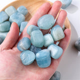 Tumbled Aquamarine Stones