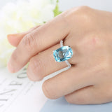 Women's Aquamarine Ring