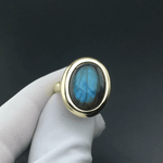 Labradorite Stone Ring