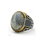 Men's Labradorite Ring (Silver)