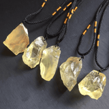 Raw Citrine Pendant