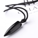 Men's Black Obsidian Pendant