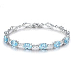 Women's Aquamarine Bracelet