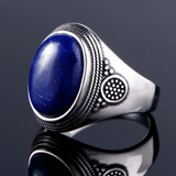 Women's Lapis Lazuli Ring (Silver)