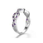 Amethyst and Silver Ring