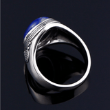 Women's Lapis Lazuli Ring (Silver)