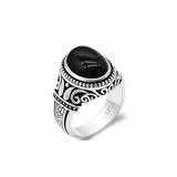 Obsidian Ring (Silver)