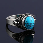 Bague Turquoise en Argent Femme