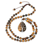Collier Oeil de Tigre Femme