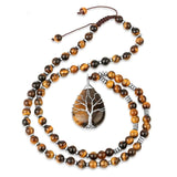 Collier Oeil de Tigre Femme