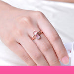 Rose Quartz "Heart's Power" Ring