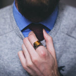 "Raw Strenght" Men's Tiger Eye Ring