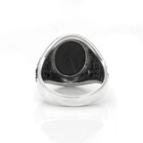 Black Onyx Ring (Silver)