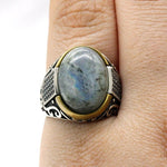 Men's Labradorite Ring (Silver)