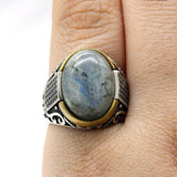 Men's Labradorite Ring (Silver)