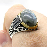 Men's Labradorite Ring (Silver)