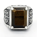 Men's Tiger Eye Ring (Silver)