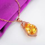 Women’s Citrine Pendant