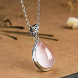 Rose Quartz "Power" Necklace