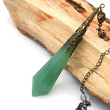 aventurine verte pendule