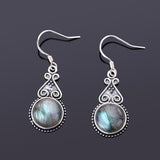 boucle d'oreille labradorite