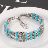 Turquoise Bracelet (Stainless Steel)