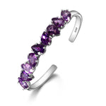 Amethyst & Silver Bracelet