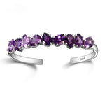 Amethyst & Silver Bracelet