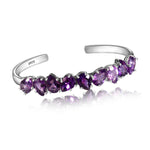 Amethyst & Silver Bracelet