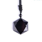 Merkaba Obsidian Necklace