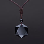 Merkaba Obsidian Necklace