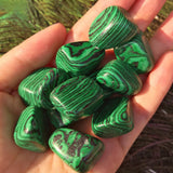 Malachite Tumbled Stones