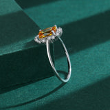 Citrine Silver Ring for Women