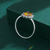 Citrine Silver Ring for Women