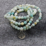 Bracelet Amazonite Givrée