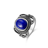 Lapis Lazuli Ring (Stainless Steel)